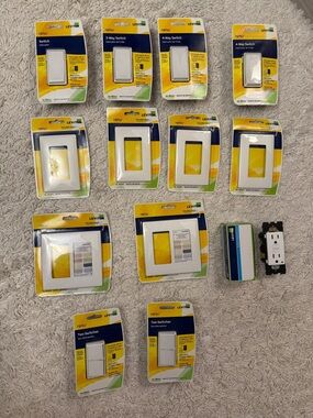 13 items BRAND NEW LEVITON